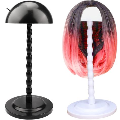 Wig Holder, Wig Display, Wig Head, Hat Display, Mega Hair, Wig Stand, Black Beauty, Display Ideas, Hair Pieces