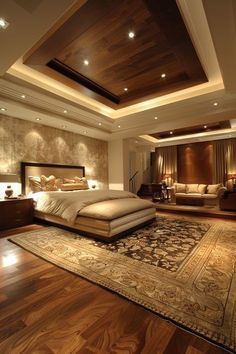 Relaxing Decor, Luxurious Homes, Luxury Room Bedroom, Interior Design Your Home, House White, Luxurious Bedroom, Master Bed, Luxury Rooms, Bedroom Furniture Design