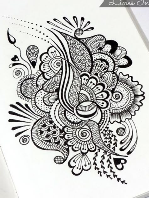 Zentangle Propose Pictures, Dearra Outfits, Briar Beauty, Henna Drawings, Easy Mandala Drawing, Mandalas Painting, Mandala Art Therapy, Sports Outfits, Mandala Zentangle