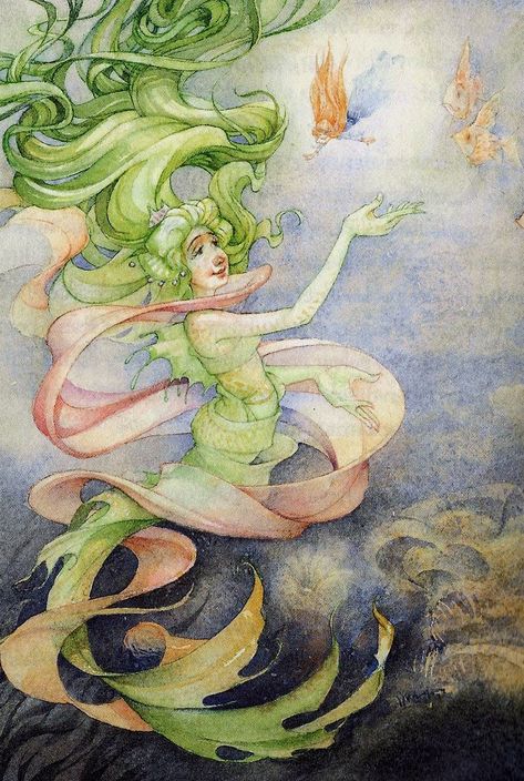 Soop is a Mermaid. Soop is a nickname given to her by Peter Pan because her real name is to long... Mermaid Lagoon, Pixie Hollow, Disney Fairies, Fairy Book, Fairy Dust, Fairy Art, Disney Art, Art Inspo, Cute Art