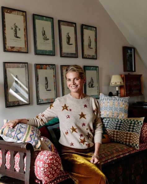 ALEXANDRA TOLSTOY on Instagram: "The Tolstoy Edit x Oshana We are proud to offer a selection of hand-embroidered Oshana cushions @thetolstoyedit - the embroidery is exquisite and the colours and geometric designs work in both eclectic and modernist settings. Oshana was founded by Syrian women, for Syrian women. 100% of their profits support women who have lost homes and loved ones due to the war in Syria. Living as refugees in neighbouring Lebanon, their lives have been ripped apart. Through Oshana, women start to sew their lives back together again 🪡 See www.thetolstoyedit.com for the cushions, with prices starting at £75." Alexandra Tolstoy, Syrian Women, Knit Sweater Coat, Support Women, Nordic Minimalism, Together Again, Scarf Dress, Back Together, Be Proud