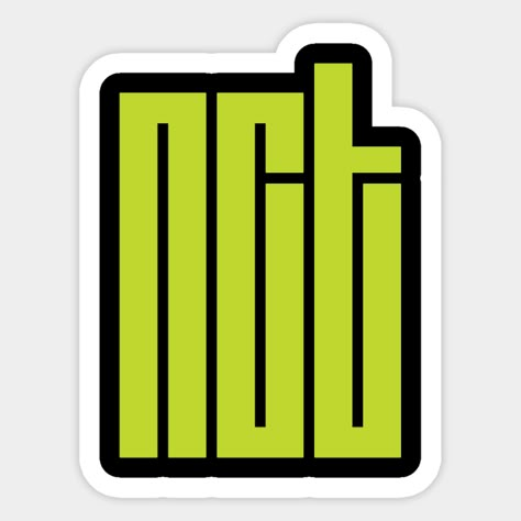 NCT - Nct - Sticker | TeePublic Nct Stickers, Nct Sticker, Nct Logo, Custom Hard Hats, Custom Car Stickers, Stickers Anime, Sm Entertainment, Collage Phone Case, Custom Vinyl Stickers