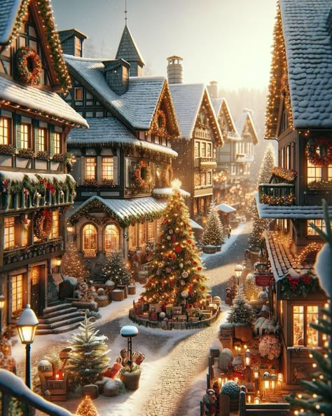 🎄✨ Festive Vibes in January - Who Says Christmas Has to End? ✨🎄 🎅Would you live in this magic village?✨ 📸 Each image here is a creation… | Instagram Magic Village, Christmas Destinations, Love Selfie, Village Photos, Snow Pictures, Christmas Scenery, Winter Family, Family Christmas Cards, Christmas Tradition