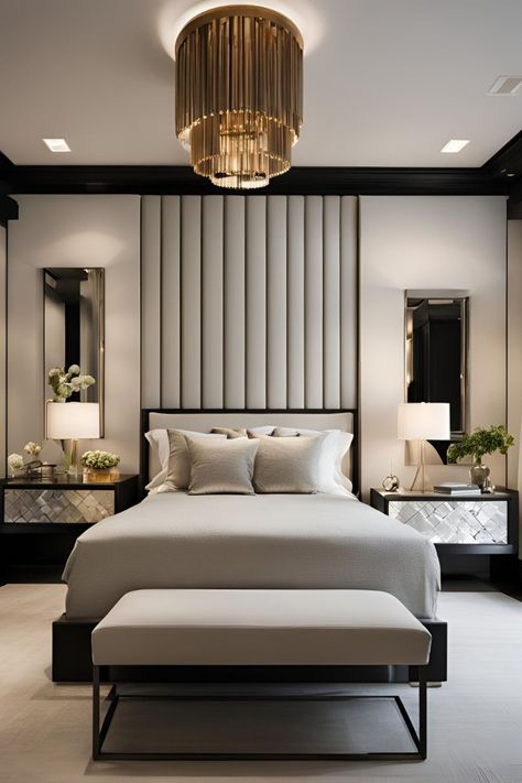 Classic Contemporary Bedroom, Luxurious Bedrooms Master, Homely Kitchen, Contemporary Guest Bedroom, Modern Guest Bedroom Ideas, Interior Design Bedroom Master, Aston Hotel, Elegant Modern Bedroom, Modern Classic Bedroom