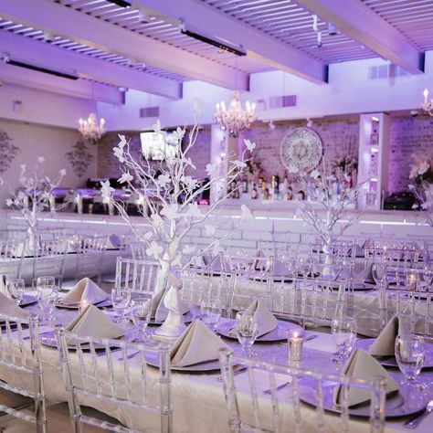 Lilac And Silver Wedding Theme, Purple And Silver Wedding Theme, Wedding Venues Purple, Wedding Venue Purple, Purple And Black Wedding Theme, Purple Theme Wedding, Quinceanera Purple, Gala Planning, Silver Wedding Theme