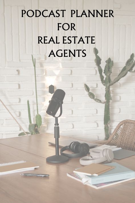 Realtor podcast planner Real estate Podcast episode worksheet Planning Content Management Podcasting Business Planner Podcast Post Checklist Podcast Backdrop Ideas, Real Estate Podcast, Podcast Planner, Planning Content, Home Realtors, Airbnb Rentals, Business Planner, Content Management, Real Estate Agents