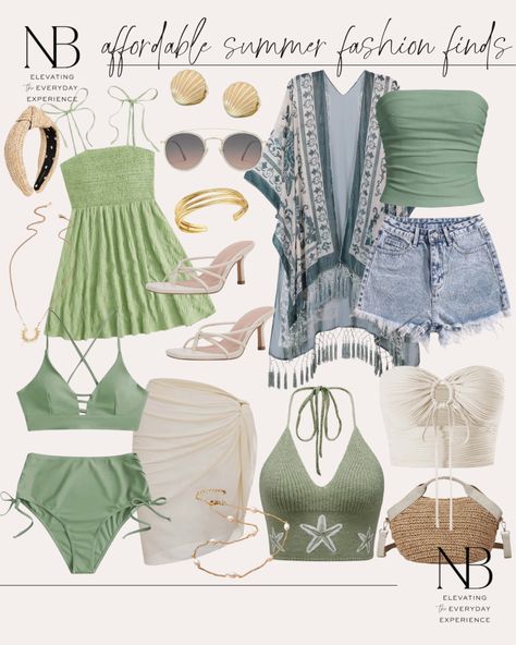 Italy Summer Outfits, Italy Summer, Beach Vacation Outfits, Summer Getaway, Vacation Outfits, Beach Style, Capsule Wardrobe, That Look, Shop My