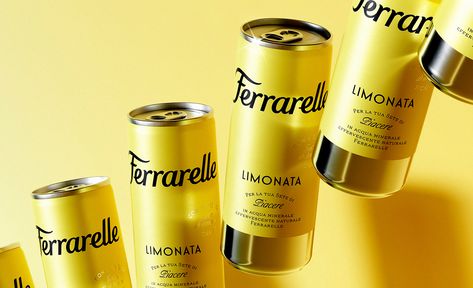 Ferrarelle Soft Drinks en Behance Olive Oil Brands, Drinks Packaging Design, Shoe Design Sketches, Information Architecture, Environmental Graphics, Custom Letters, Advertising Photography, Packaging Design Inspiration, Soft Drinks