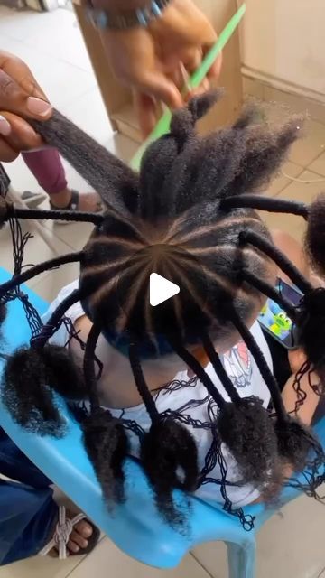 African Threading Natural Hair Plaits, Kids Cornrow Hairstyles Natural Hair, African Hairstyles For Kids, Thread Hair Wraps, Kids Cornrow Hairstyles, African Threading, Hair Braid Designs, Hair Threading, Kids Style Hair