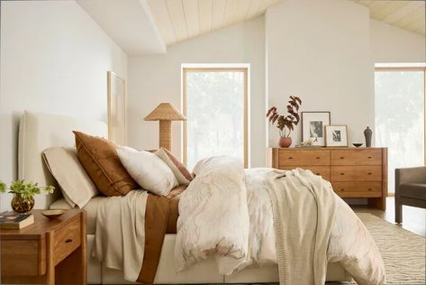 Bedroom Inspiration​ | West Elm Beds With Storage Underneath, Beds With Storage, West Elm Bedding, Modern Bed Frame, Bedroom Items, Modern Bedroom Furniture, Bedroom Headboard, Beds & Bed Frames, Bedroom Refresh