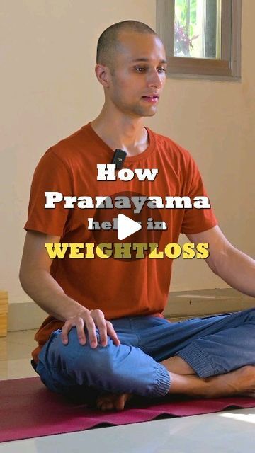 Ashish Gahlot on Instagram: "PRANAYAMA & METABOLISM  It is a not so common fact that most of the purification happens using the breathing practice and pranayama deals with not only creating more lung capacity but also helps in purification of the nadis(energy channel).  The practice of retaining the breath comes a little later into the pranayama practice but is the most important one. It has a lot of effects on the physical body but more effects on the mind. The mind starts becoming more and more quiet.  When you try to inhale and then retain the breath, there is more calmness built in the body and mind whereas when you exhale and retain the breath, it creates more heat and also makes the mind more active. It is advised that if you are already skinny, do less of external retention because Pranayama Breathing, Breath Work, Do Less, Channeling Energy, Hand Massage, Ashtanga Yoga, Body And Mind, Yoga Teacher Training, Pranayama