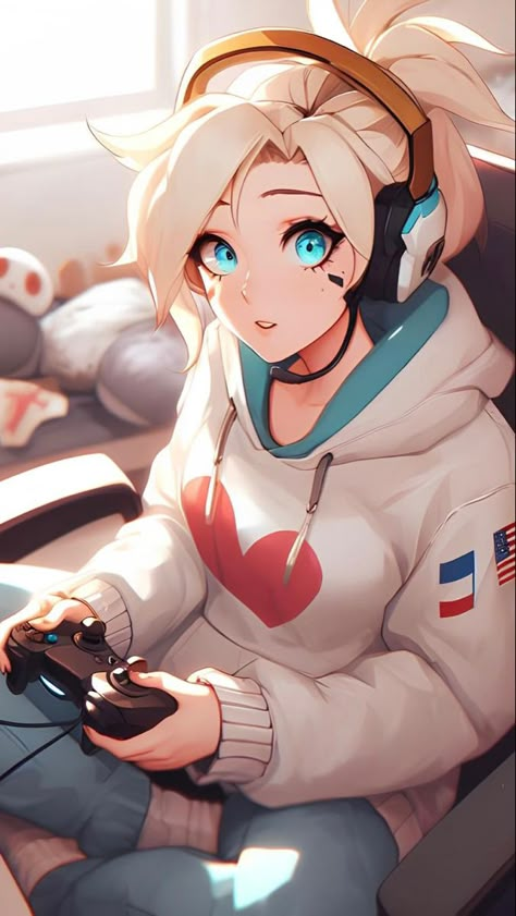 Overwatch X One Piece, Cute Mercy Overwatch, Dva Fanart Overwatch, Mercy Over Watch 2 Fanart, Mercy Art Overwatch, Mercy Ow Fanart, Overwatch Wallpaper Mercy, Overwatch Kiriko Fanart, Overwatch 2 Wallpaper