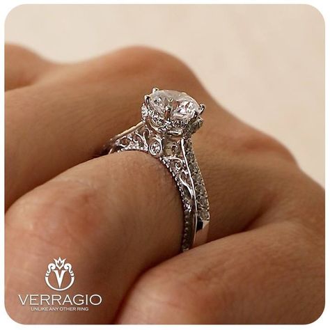 Veragio Engagement Rings, Verragio Engagement Rings, Vintage Engagement Rings Sapphire, Leaf Engagement Ring, Engagement Ring White Gold, White Gold Wedding Rings, Morganite Engagement, Morganite Engagement Ring, Deco Engagement Ring