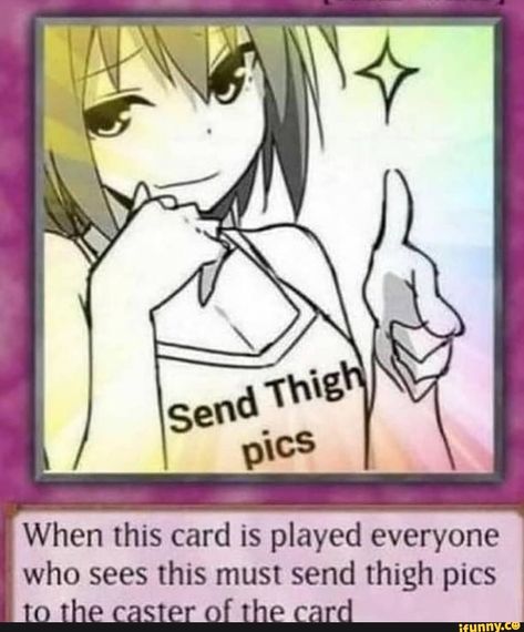 Found on iFunny Trap Cards, Anime Meme Face, Whatsapp Sticker, Funny Yugioh Cards, Mei Mei, Yugioh Cards, Anime Expressions, Anime Meme, Cute Memes