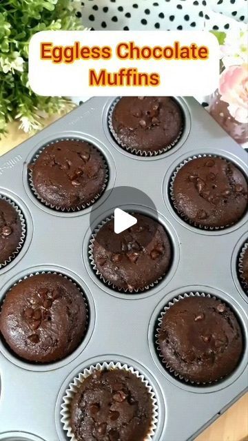 Cupcake Recipes Eggless, Eggless Cupcakes Recipes, Eggless Muffin Recipes, Eggless Cupcake Recipe, Eggless Chocolate Muffins Recipe, Eggless Chocolate Cupcakes, Eggless Muffins, The Best Muffins, Best Muffins