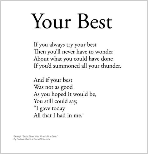 Motivational Children's Poem. Great for assembly, classroom and school activities about 'doing your best' #inspiration Sports Poems, Poems For Students, Poems About School, Poems In English, Motivational Poems, Childrens Poems, Poetry Unit, Childrens Poetry, Funny Poems