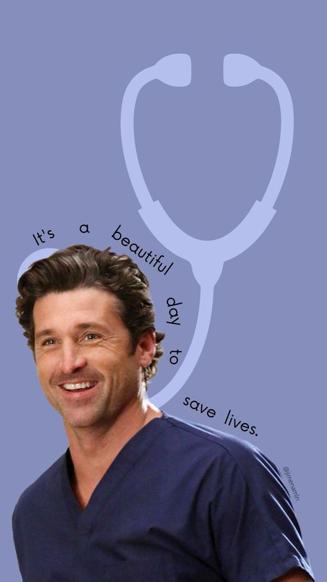 Derek Shepherd’s Wallpaper Its A Beautiful Day To Save Lives Derek, It's A Beautiful Day To Save Lives, Greys Anatomy Wallpaper Aesthetic, Derek Shepherd Wallpaper, Grey's Anatomy Aesthetic Wallpaper, Greys Anatomy Wallpaper, Grey's Anatomy Wallpaper Iphone, Greys Anatomy Men, Greys Anatomy Derek