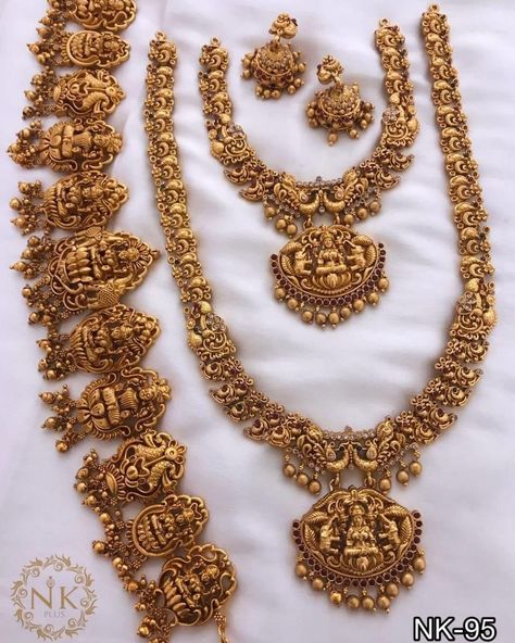 1 Gram Gold Jewellery Bridal Sets, Jodha Har Set Gold, Soulmate Stories, Heavy Jewellery, Mango Haram, Wedding Ornaments, Bridal Jewelry Sets Brides, Wedding Jewelry Sets Bridal Jewellery, Indian Wedding Jewelry Sets