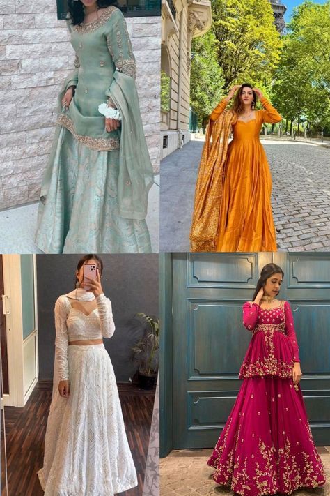 Dresses For Friends Wedding Indian, Dress Ideas For Sisters Wedding Indian, Lehenga For Marriage Function, Bride Sister Outfit Indian, Sister Wedding Lehenga, Lehenga Designs For Sisters Wedding, Wedding Dress Bride's Sister, Sister Of Bride Indian Outfit, Bride Sister Wedding Outfit