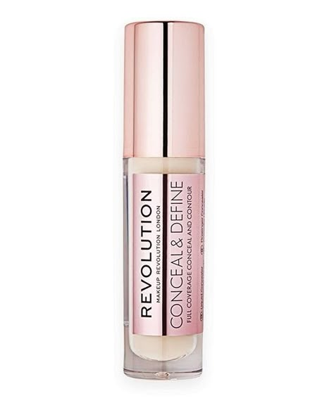 REVOLUTION CONCEALER Revolution Conceal And Define Concealer, Makeup Revolution Conceal And Define, Water Based Makeup, Revolution Cosmetics, Revolution Highlighter, Under Eye Brightening, Hydrating Concealer, Makeup Stick, Revolution Makeup