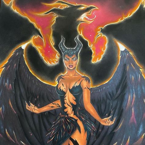 Maleficent Phoenix Form, Maleficent Art, Surprise Me, Maleficent, Christmas Present, Beautiful Artwork, Christmas Presents, My Mom, Christmas Time