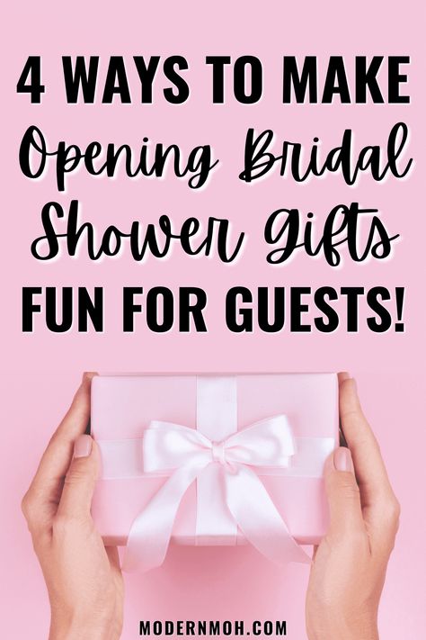 How to Make Bridal Shower Gift Opening Less Boring Bridal Shower Games Gifts For Guests, Wedding Shower Crafts For Guests, Bridal Shower For Two Brides, Wedding Shower Gift Ideas For Guests, Diy Bridal Shower Gifts For Guests, Gift Card Bridal Shower Ideas, Bridal Shower Craft Ideas, Bridal Shower For Older Bride, Bridal Shower Ideas For Older Brides