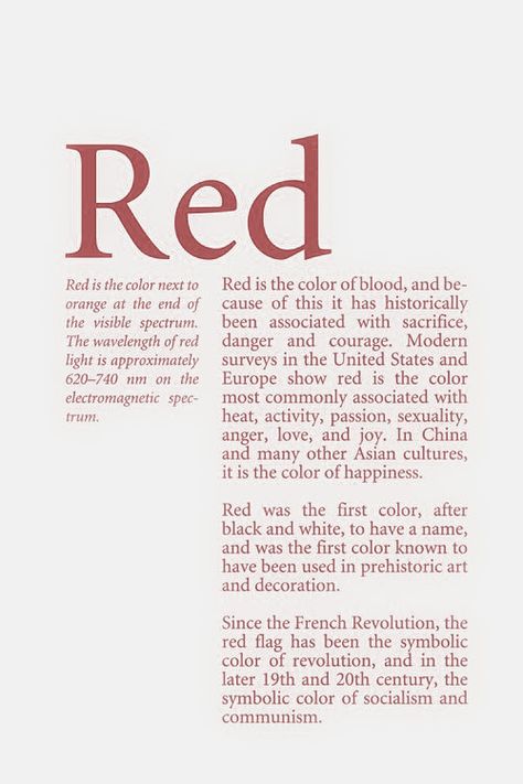 Red Definition Aesthetic, Red Word Aesthetic, Red Colour Quotes Instagram, Red Inspiration Quotes Aesthetic, Red Affirmations Aesthetic, Red Meaning, Colour Psychology, Zestaw Ikon, Colors And Emotions