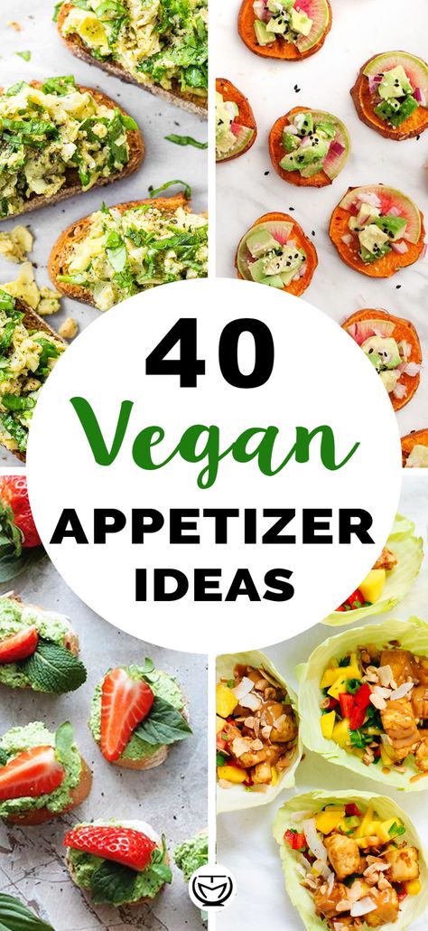 Inexpensive Party Food, Easy Vegan Appetizers, Vegan Finger Foods, Vegan Apps, Vegan Appetizers Recipes, Vegan Appetizer, Vegan Party Food, Vegan Party, Appetizer Ideas