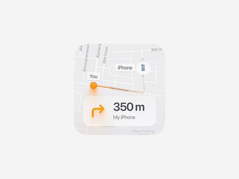 Find my device iOS widget design 📱 by Vitaliy on Dribbble Message Widget, Micro Interaction, App Widget, Parking App, Card Ui, Widget Ideas, Mobile App Design Inspiration, App Interface Design, Widget Design