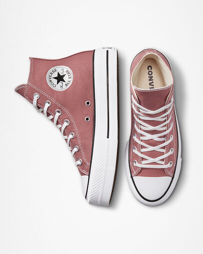 Red High Top Converse, Cute Converse Shoes, Shoe Converse, Cute Converse, Womens High Top Shoes, Chuck Taylor All Star Lift, High Top Shoe, Converse Chuck Taylor White, Pretty Shoes Sneakers