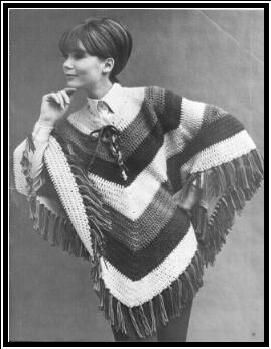 Definitely retro & I like it Crochet Poncho Free Pattern Woman, Hippie Crochet Patterns, Mexican Crochet, Crochet Pour Halloween, Poncho Au Crochet, Poncho Patterns, Crochet Poncho Free Pattern, Patron Vintage, Poncho Crochet