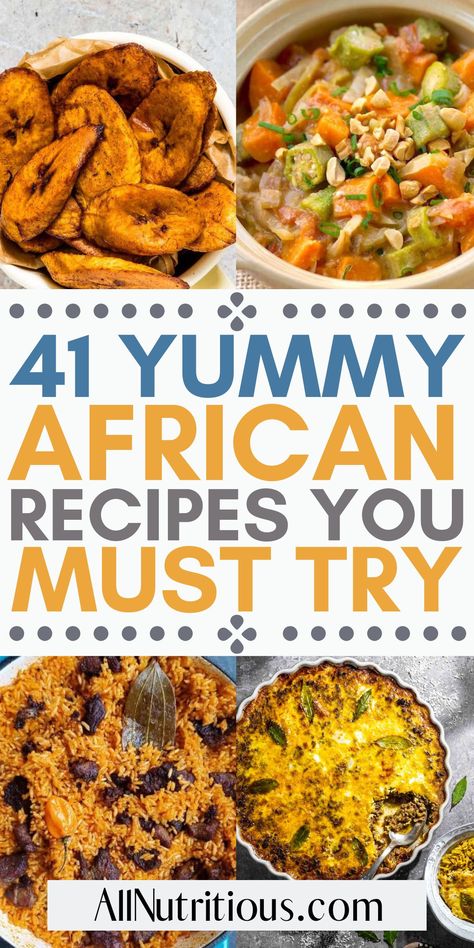 Looking for some inspiration for your meal plan? Try something new and exciting from this list of easy recipes. From savory stews to dessert recipes, these easy dishes are guaranteed to impress your guests. African Food Recipes, African Peanut Stew, African Recipes Nigerian Food, African Dishes, West African Food, Nigerian Recipes, Africa Food, African Cooking, Ethiopian Food