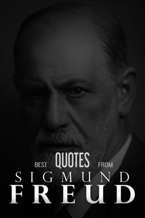 Sigmund Freud is a world famous psychiatrist and psychologist. Check out these inspirational quotes from one of the greatest minds in history. Reach life fulfillment with their inspiration! #sigmundfreud #quotes Famous Psychology Quotes, Quotes From Famous Psychologists, Quotes From Psychologists, Psychiatrist Quotes, Sigmund Freud Quotes, Psychologist Quotes, Freud Theory, Human Behavior Psychology, Oedipus Complex