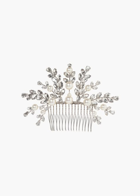 crystal Luxury Hair Accessories, Julia Berolzheimer, Pearl Accessories, Pearl Details, Jennifer Behr, Hair Combs, Luxury Hair, Blue Bridesmaids, Fine Jewelry Gift