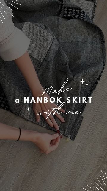 Sara SJ Kim | 📽 Sewing Therapy on Instagram: "✨Make a Hanbok Skirt with Me✨ I just realized I haven’t yet shared the process of sewing my Hanbok Skirt, so here it is! 🥰 Join me in making a Hanbok Skirt if you haven’t yet! First, we’ll tackle the ties. Cut waistbands in two distinct colours for a versatile, reversible look. If necessary, add interfacing for structure. Sew together one short end of each waistband, right sides facing, leaving a gap for the ties. Next, we delve into the art of pleating – a skill you’ll refine with each skirt you make. Sew the pleats into place. Sandwich the ties between the waistbands’ right sides and stitch along the perimeter. For thicker fabrics, trim the corners to ensure a clean finish. Then, flip the waistband right side out. Conceal the seam with the Hanbok Skirt, Skirt Sewing Tutorial, I Just Realized, Diy Sewing Pattern, Skirt Patterns Sewing, Skirt Pattern, Fashion Sewing, Sewing Dresses, Join Me