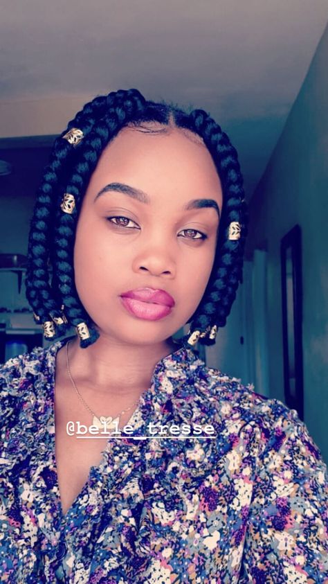 Short Rasta Braids, Box Braids With Cornrows, Rasta Braids Hairstyles, Braids With Cornrows, Big Twist Braids Hairstyles, Bob Box Braids Styles, Braided Bob, 27 Piece Hairstyles, Bob Braids Hairstyles