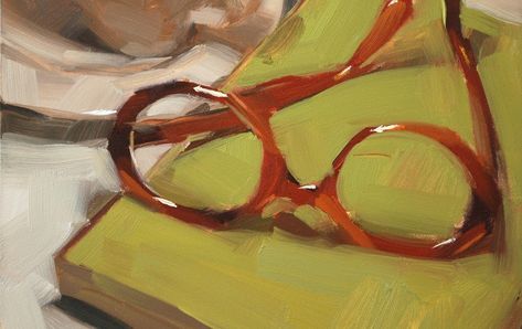 Click Here to Bid I found these cool old glasses at a Flea Market in Germany. My brother-in-law was with me at the time and I'm sure he th... Carol Marine, Marine Paint, Marine Painting, 강아지 그림, Still Life Drawing, Daily Painting, Painting Still Life, Still Life Art, Beginner Painting