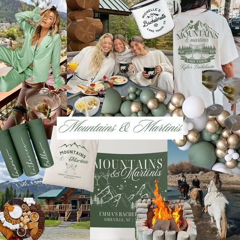 Get a little inspired with some cozy bachelorette themes that are perfect for the fall and winter seasons ahead. Send this to your MOH/besties ASAP to get the planning started! Which theme are you absolutely loving? 🏕️ Happy Camper 🗻 Last Toast on the Slopes 🍸 Mountains and Martinis 🧊 Icy Wifey #bachelorettetheme #bachtheme #winterbachtheme #fallbachtheme #fallbachelorette #campbachelorette #icywifey #lasttoastontheslopes #mountainsandmartinis #luxurybachelorette #bacheloretteplanner #bac... Bachelorette Trip Mountains, Bachelorette Winter Themes, Martinis In The Mountains Bachelorette, Combined Bach Party Themes, Mountains And Martinis, Combined Bachelor Bachelorette Party Theme, Mountains And Martinis Bachelorette, Mountain Bachelorette Party Theme, Combined Bachelorette/bachelor Party