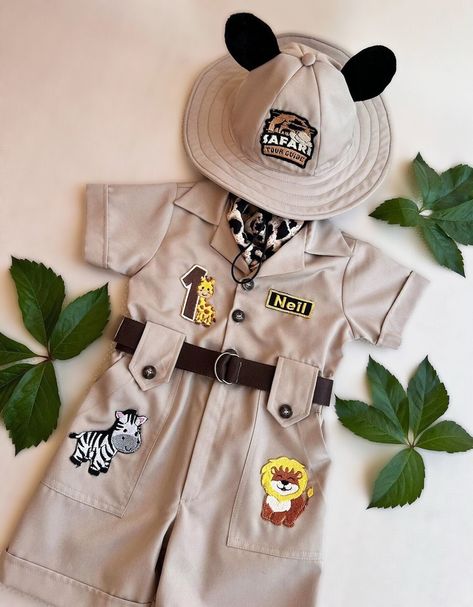 Baby Safari Outfit, Safari Tour Guide, Safari Costume, Safari Outfit, Safari Outfits, Mickey Safari, Mouse Costume, Wild One Birthday, Outfit Halloween