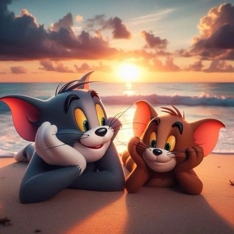 Tom And Jerry Photos, Tom And Jerry Funny, Jerry Wallpapers, Tom Und Jerry, Tom And Jerry Pictures, Tom And Jerry Wallpapers, Funny Stick Figures, Cute Animal Quotes, Tom And Jerry Cartoon