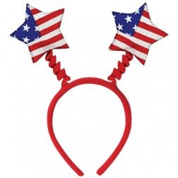 American Party Head Boppers #4thJuly #independenceday #America Fiesta Party Supplies, Halloween Headband, Blue Headband, Patriotic Stars, Patriotic Party, Star Party, Usa Patriotic, Patriotic Holidays, 4th Of July Party