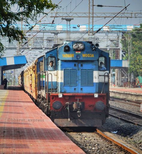 Train Perspective, India Railway, Memory Drawing, Train Photo, Happy Gandhi Jayanti, Gandhi Jayanti, Human Anatomy Drawing, Indian Railways, Electric Train