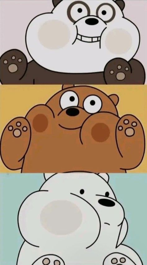 Ice Bear Wallpaper, Bare Bears Wallpaper, We Bare Bears Wallpaper, Bears Wallpaper, Ice Bear We Bare Bears, Funny Lockscreen, Best Friend Wallpaper, Wallpaper Kids, We Bare Bears Wallpapers