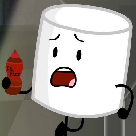 Marshmallow Inanimate Insanity, Marshmallow Ii, Inanimate Insanity Icon, Ii Pfp, Ii Characters, Dont Get Mad, Inanimate Insanity, Silly Pictures, Bright Lights