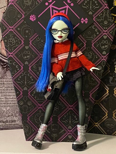 Ghoulia Restyle, Monster High G3 Restyle, G3 Ghoulia, Doll Restyle, Monster High G3, Monster High Ghoulia, Ghoulia Yelps, Mh Dolls, Moster High