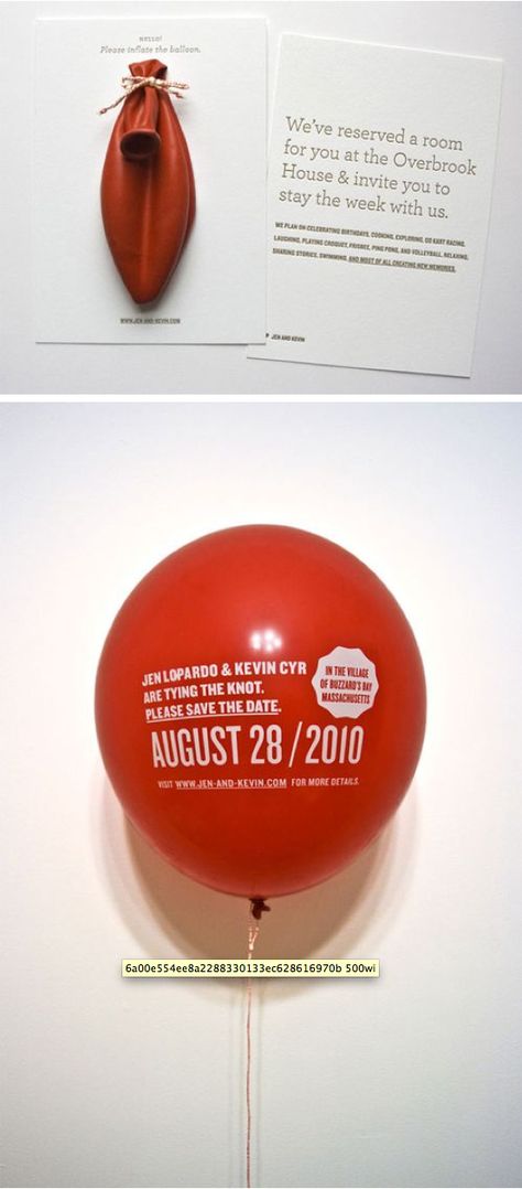 Balloon Save The Dates, wedding invites, invite ideas, courtesy of via ohsobeautifulpaper.com Unusual Wedding Invitations, Wedding Reception Program, Balloon Invitation, Balloon Wedding, Unusual Weddings, Creative Wedding Invitations, Carton Invitation, Save The Date Photos, Program Ideas