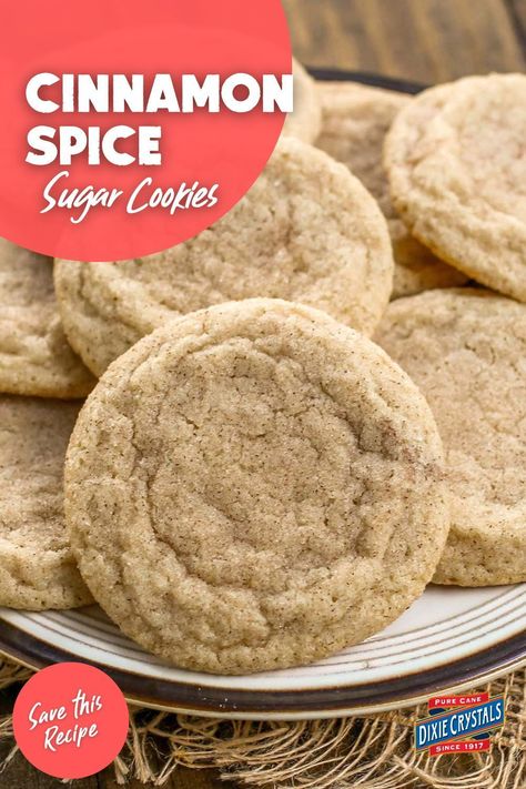 Whip up a freshly baked batch of cookies with our Cinnamon Spice Sugar Cookies recipe in under 30 minutes! With common pantry ingredients, you'll have a cozy treat that's sure to win everyone over. Ready to enjoy the warmth of cinnamon and spice? Try the recipe now and savor these delectable cookies. Bake a batch and share the love! Cinnamon Sugar Cookies Recipe, Cookie Swap Recipes, Spice Sugar Cookies, Sugar Cookies With Sprinkles, Christmas Cookie Swap, Cinnamon Sugar Cookies, Pumpkin Sugar Cookies, Cinnamon Roll Cookies, Donut Muffins