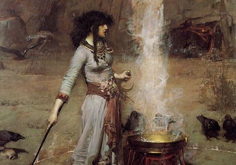 Hex the Patriarchy: Witchcraft and Power in the #Metoo Era – Miranda the Middle-Aged Witch Witch History, Wiccan Symbols, John William Waterhouse, Greek Mythology Art, Ancient Mythology, Mythology Art, Magic Circle, Greek Myths, Greek Mythology