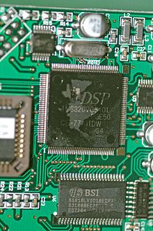 Digital signal processor - Wikipedia Busy Signal, Microprocessor 8085, Signal Processor, Esp32 Internet Radio, Signal Processing, Logic Board, Logic, Electronic Components, Audio