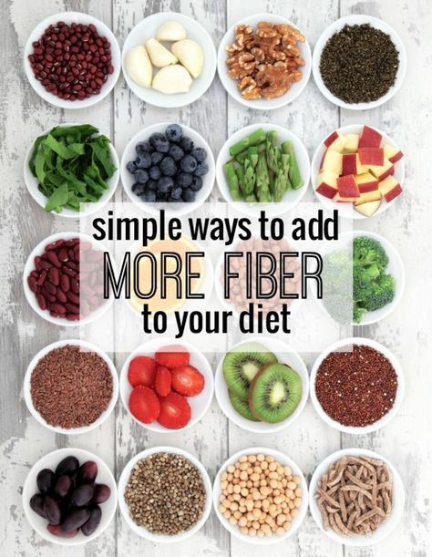 Did you know that fiber can lower your cholesterol, keep you regular and help you lose weight? It's simple to add more fiber to your diet with these five steps! Fiber Diet, Lower Your Cholesterol, High Fiber Diet, Lose 15 Pounds, High Fiber Foods, Fiber Foods, Lower Cholesterol, Tutti Frutti, Healthy Tips